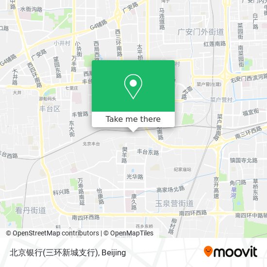 北京银行(三环新城支行) map