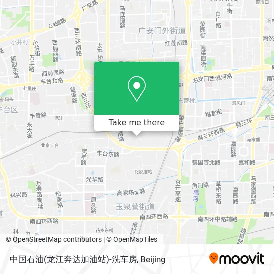 中国石油(龙江奔达加油站)-洗车房 map