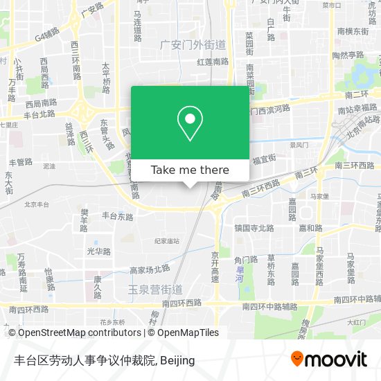 丰台区劳动人事争议仲裁院 map
