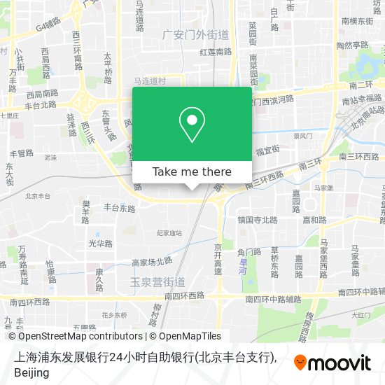 上海浦东发展银行24小时自助银行(北京丰台支行) map