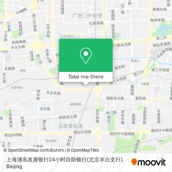 上海浦东发展银行24小时自助银行(北京丰台支行) map