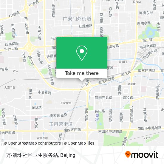 万柳园-社区卫生服务站 map