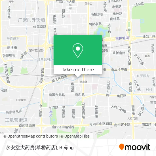 永安堂大药房(草桥药店) map