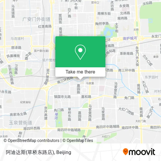 阿迪达斯(草桥东路店) map
