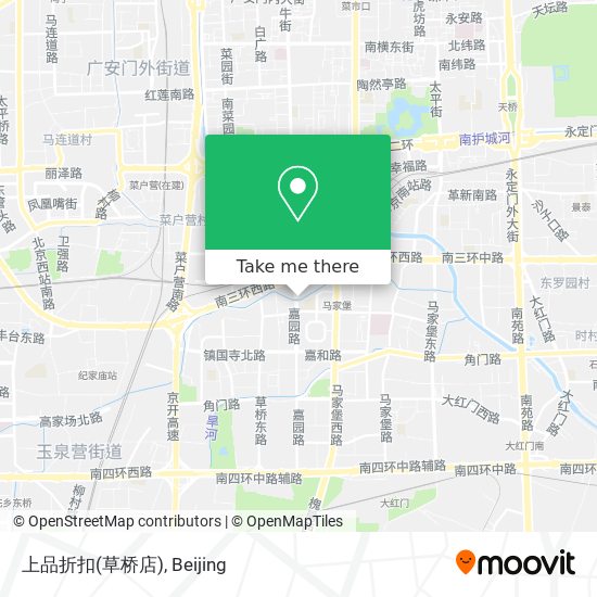 上品折扣(草桥店) map