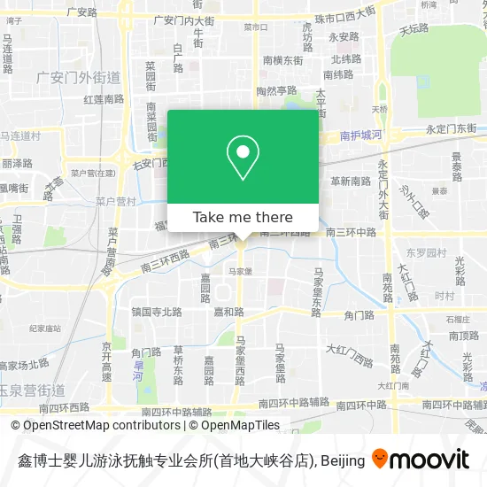 鑫博士婴儿游泳抚触专业会所(首地大峡谷店) map