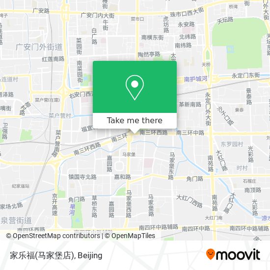 家乐福(马家堡店) map