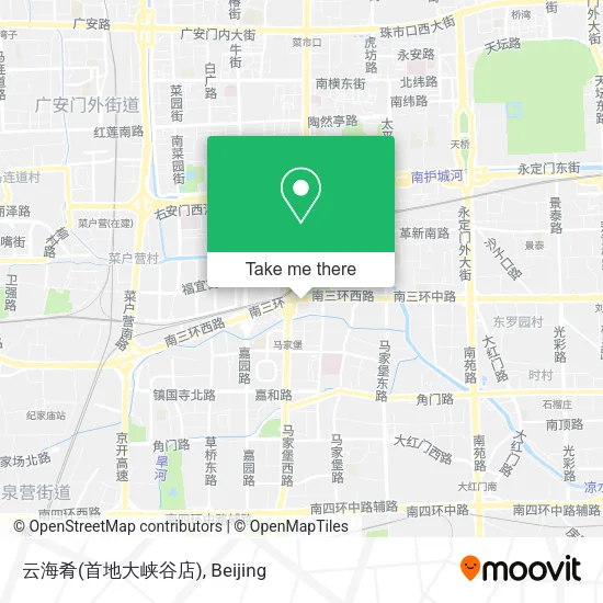 云海肴(首地大峡谷店) map