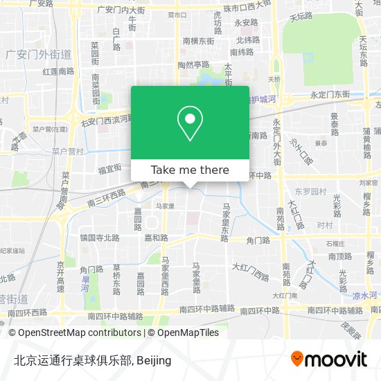 北京运通行桌球俱乐部 map