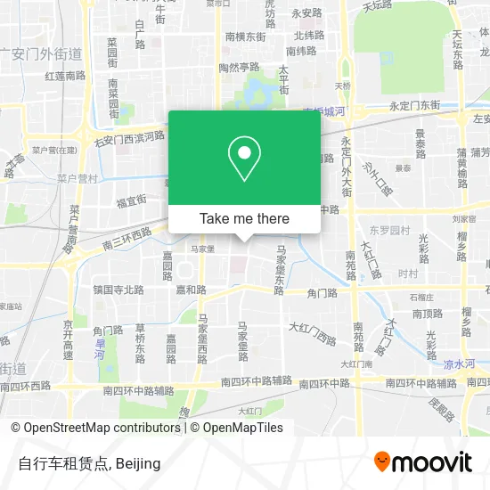 自行车租赁点 map
