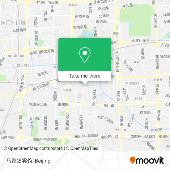 马家堡宾馆 map