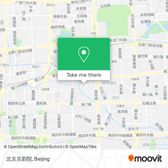 北京京剧院 map