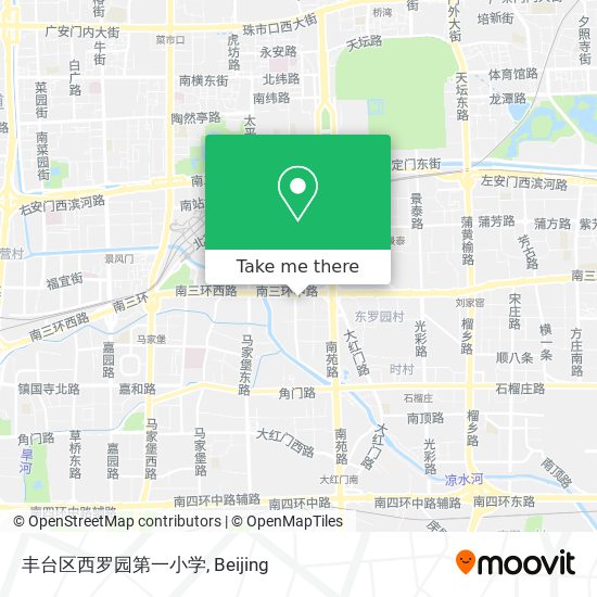 丰台区西罗园第一小学 map