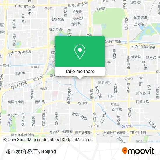 超市发(洋桥店) map