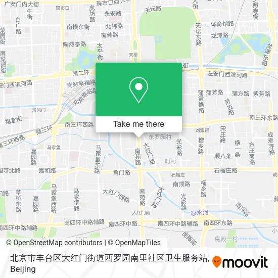 北京市丰台区大红门街道西罗园南里社区卫生服务站 map