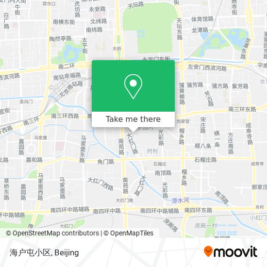 海户屯小区 map