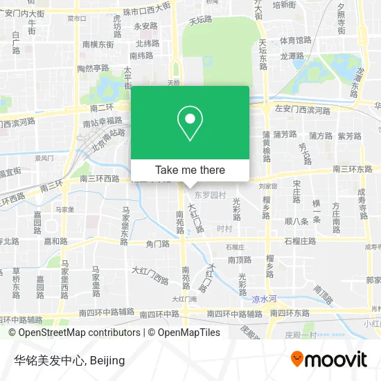 华铭美发中心 map