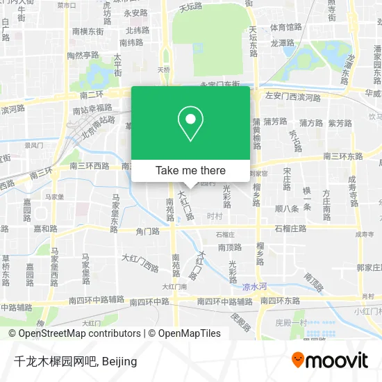 千龙木樨园网吧 map