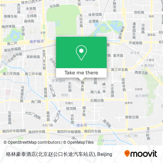 格林豪泰酒店(北京赵公口长途汽车站店) map