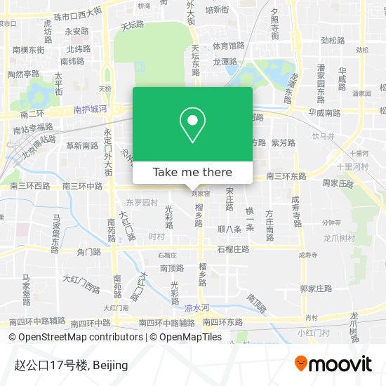 赵公口17号楼 map
