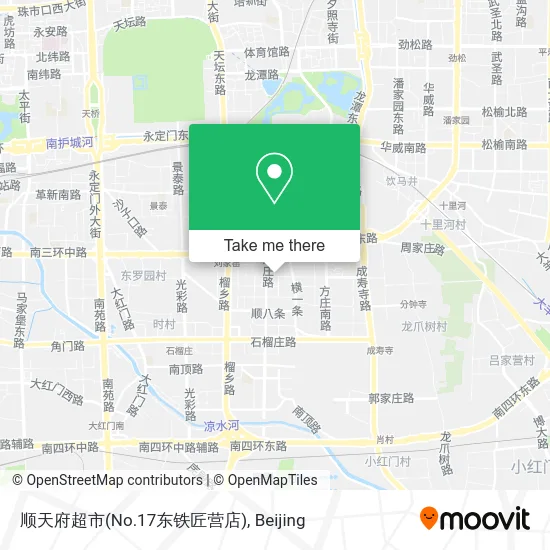 顺天府超市(No.17东铁匠营店) map