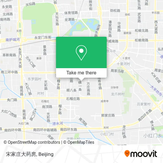 宋家庄大药房 map