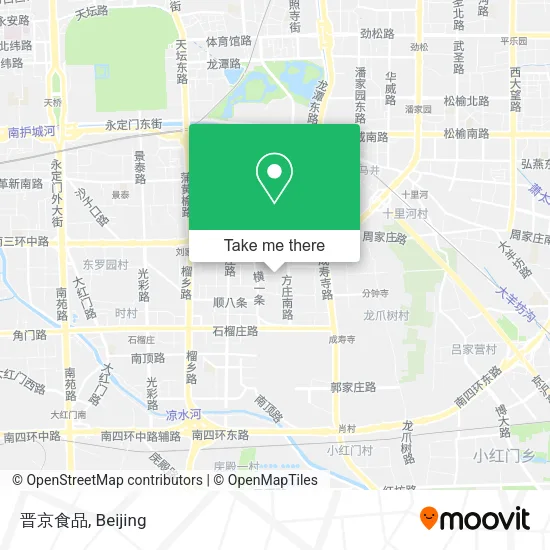 晋京食品 map