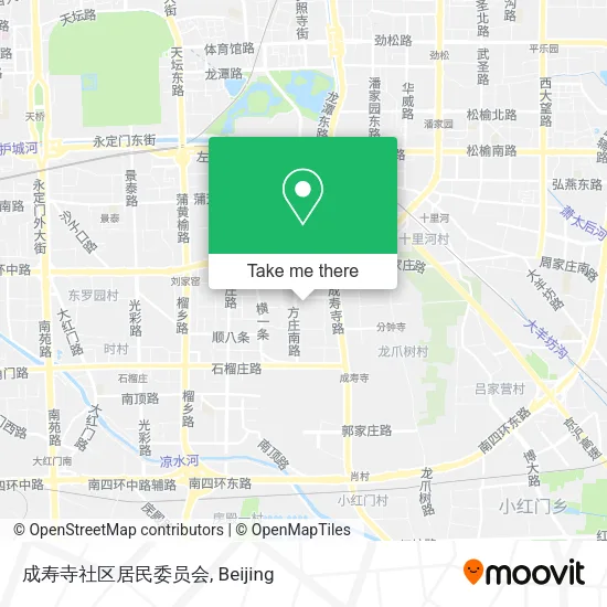 成寿寺社区居民委员会 map
