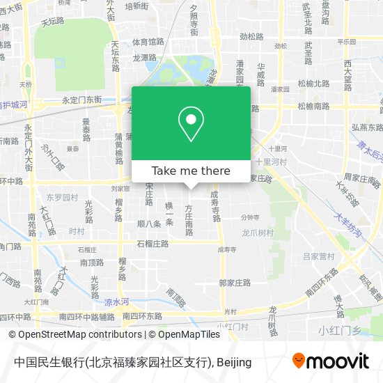 中国民生银行(北京福臻家园社区支行) map