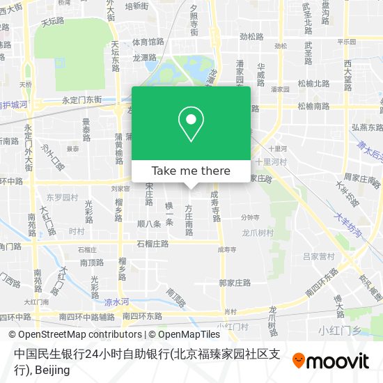 中国民生银行24小时自助银行(北京福臻家园社区支行) map