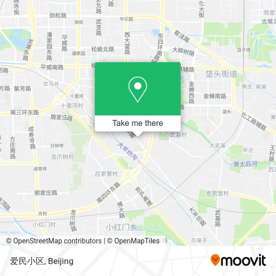 爱民小区 map