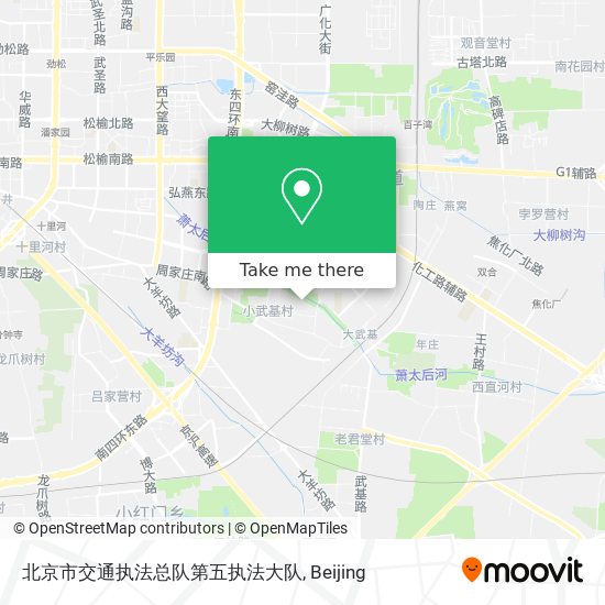 北京市交通执法总队第五执法大队 map