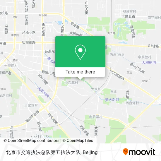 北京市交通执法总队第五执法大队 map