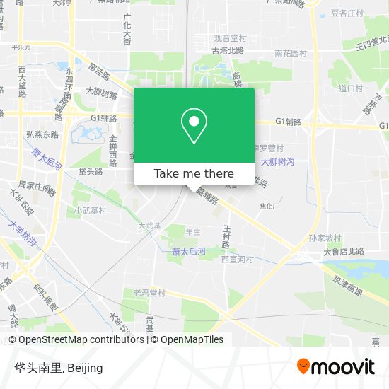 垡头南里 map