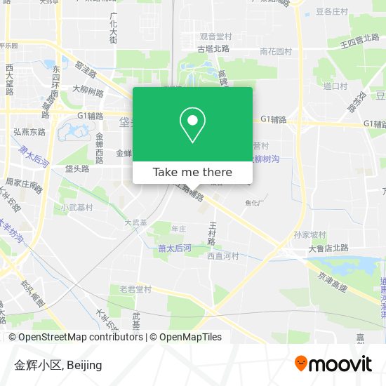 金辉小区 map