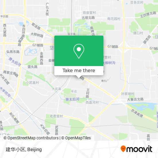 建华小区 map