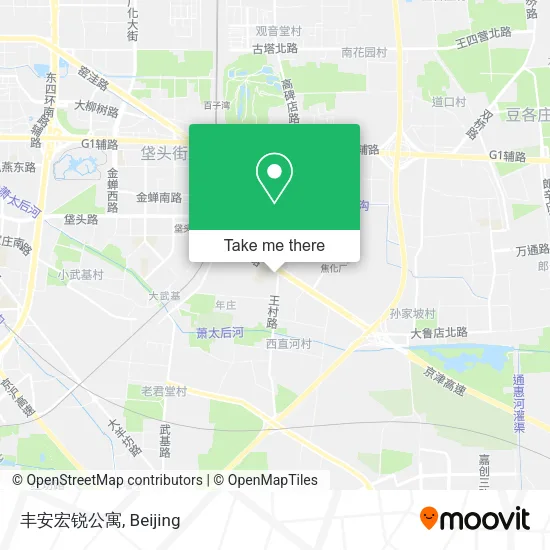 丰安宏锐公寓 map