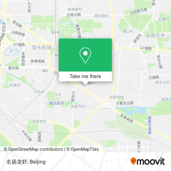 名扬龙虾 map
