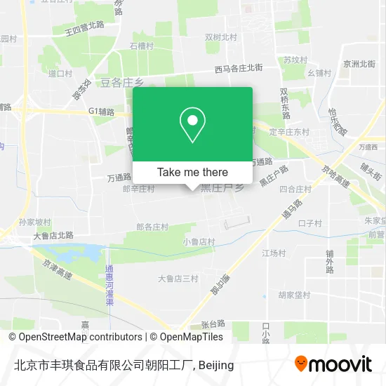 北京市丰琪食品有限公司朝阳工厂 map