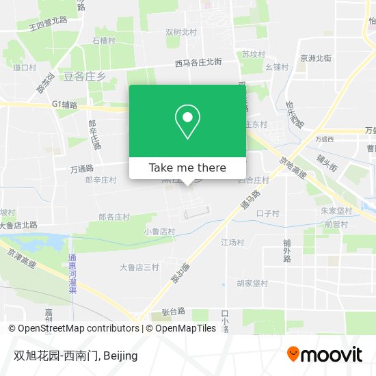 双旭花园-西南门 map