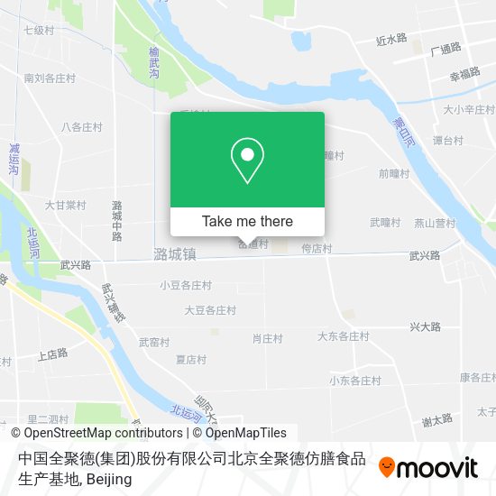 中国全聚德(集团)股份有限公司北京全聚德仿膳食品生产基地 map