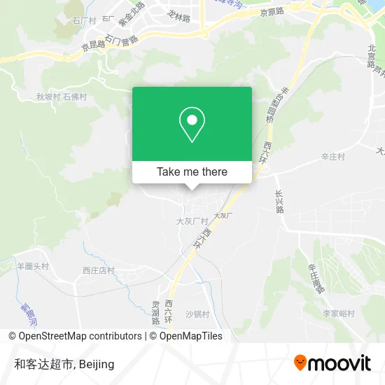 和客达超市 map