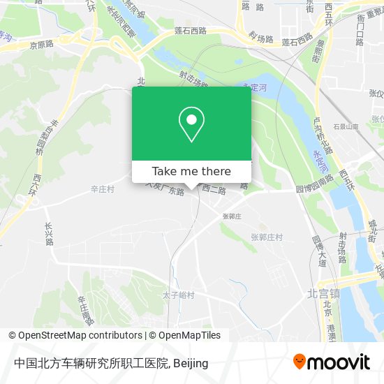 中国北方车辆研究所职工医院 map