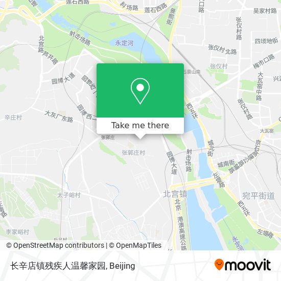 长辛店镇残疾人温馨家园 map