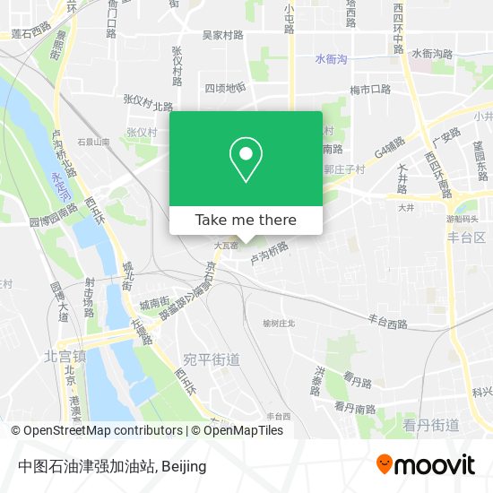 中图石油津强加油站 map