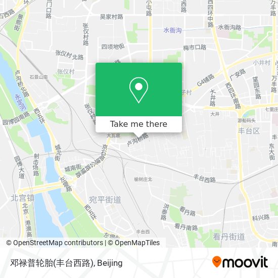 邓禄普轮胎(丰台西路) map