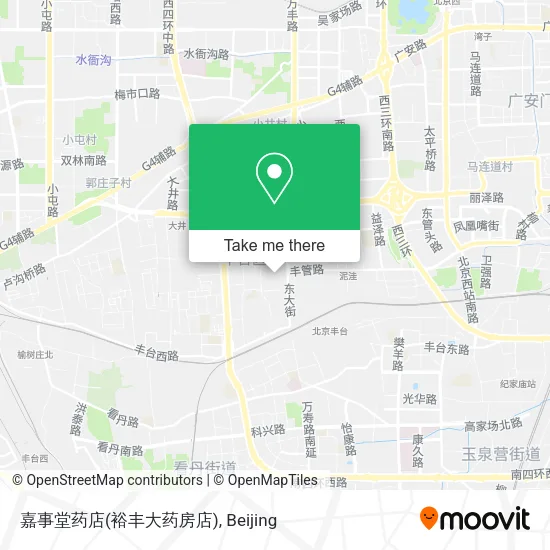 嘉事堂药店(裕丰大药房店) map