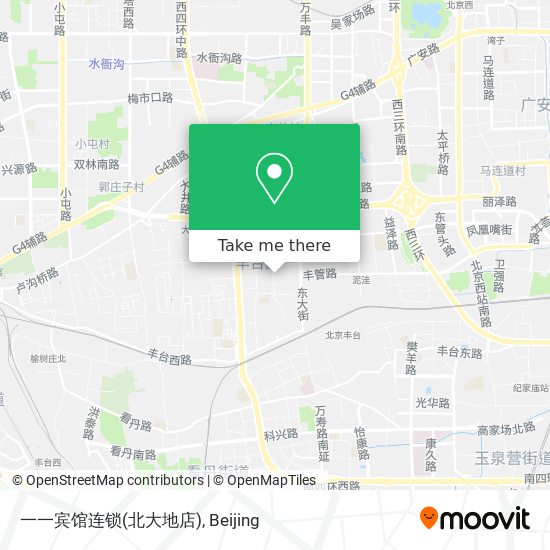 一一宾馆连锁(北大地店) map