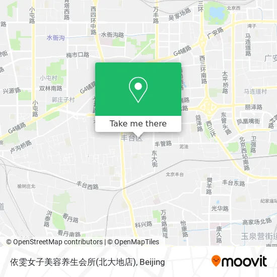依雯女子美容养生会所(北大地店) map