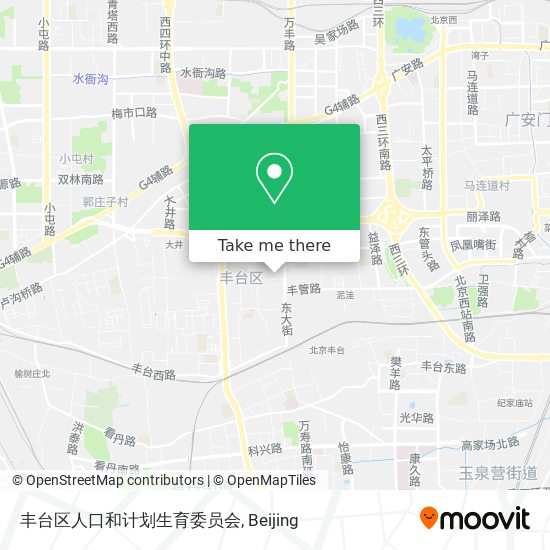 丰台区人口和计划生育委员会 map